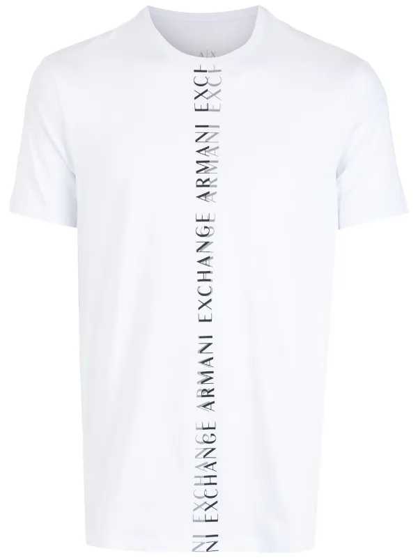 Armani Exchange Logo Printed T Shirt Farfetch