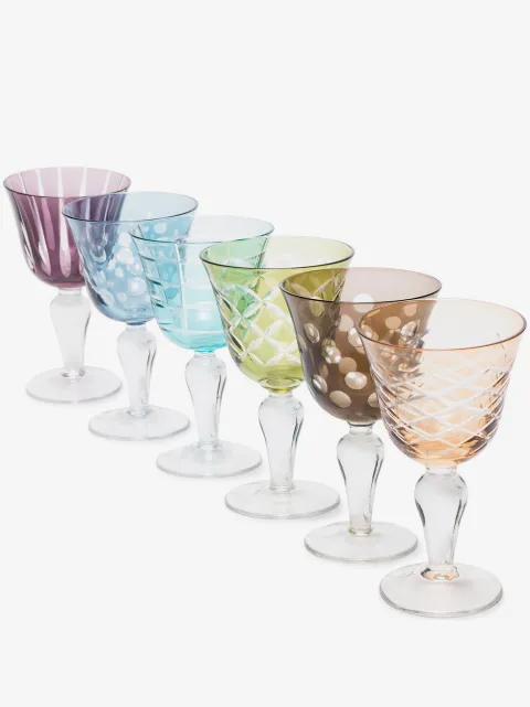POLSPOTTEN Cuttings wine glasses (set of 6)