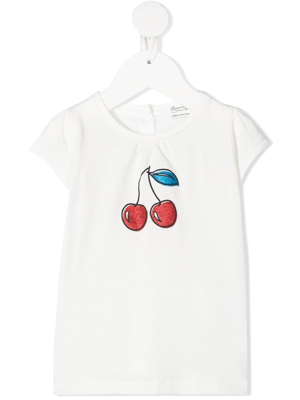 cherry-print cotton T-Shirt