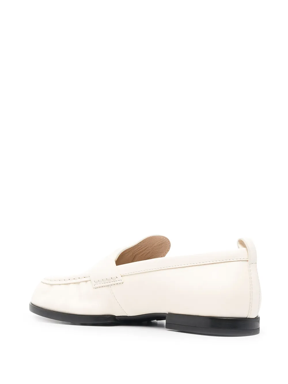 Tod's Leather Penny Loafers In Neutrals