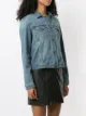Armani Exchange chain-trimmed denim jacket