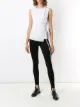 Image 2 of Armani Exchange wrap-style belted sleeveless blouse