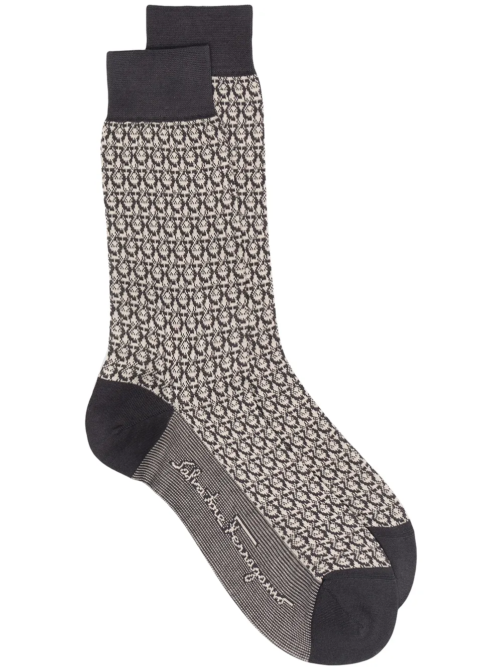 фото Salvatore ferragamo носки с принтом gancini