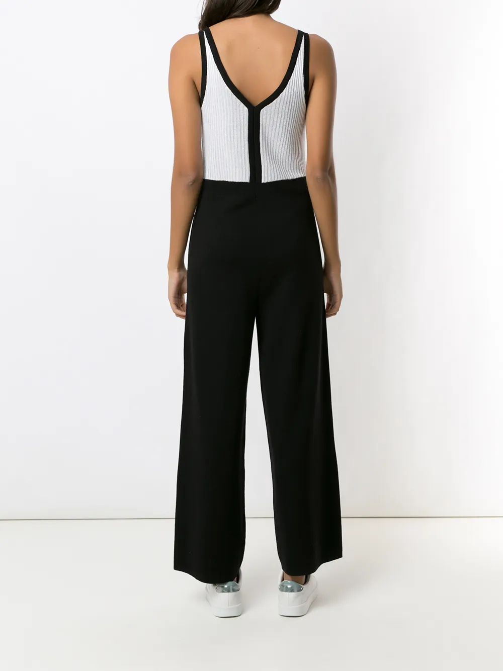 фото Armani exchange трикотажный комбинезон в рубчик