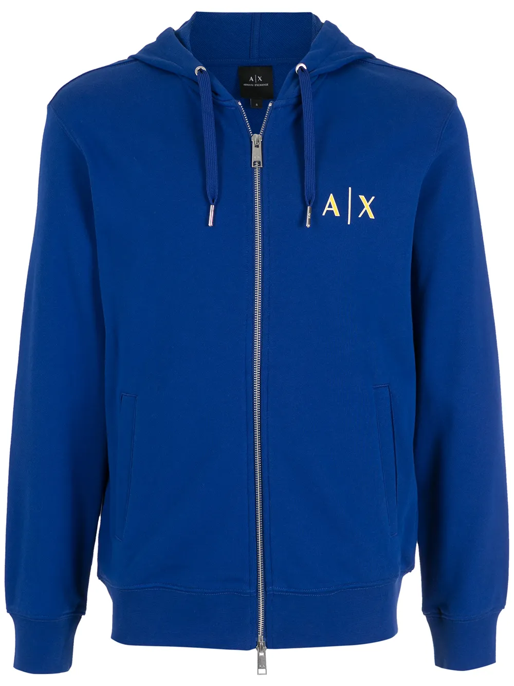 Royal blue zip up sweater best sale