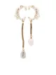 Image 1 of Chloé pearl-embellished asymmetric earrings