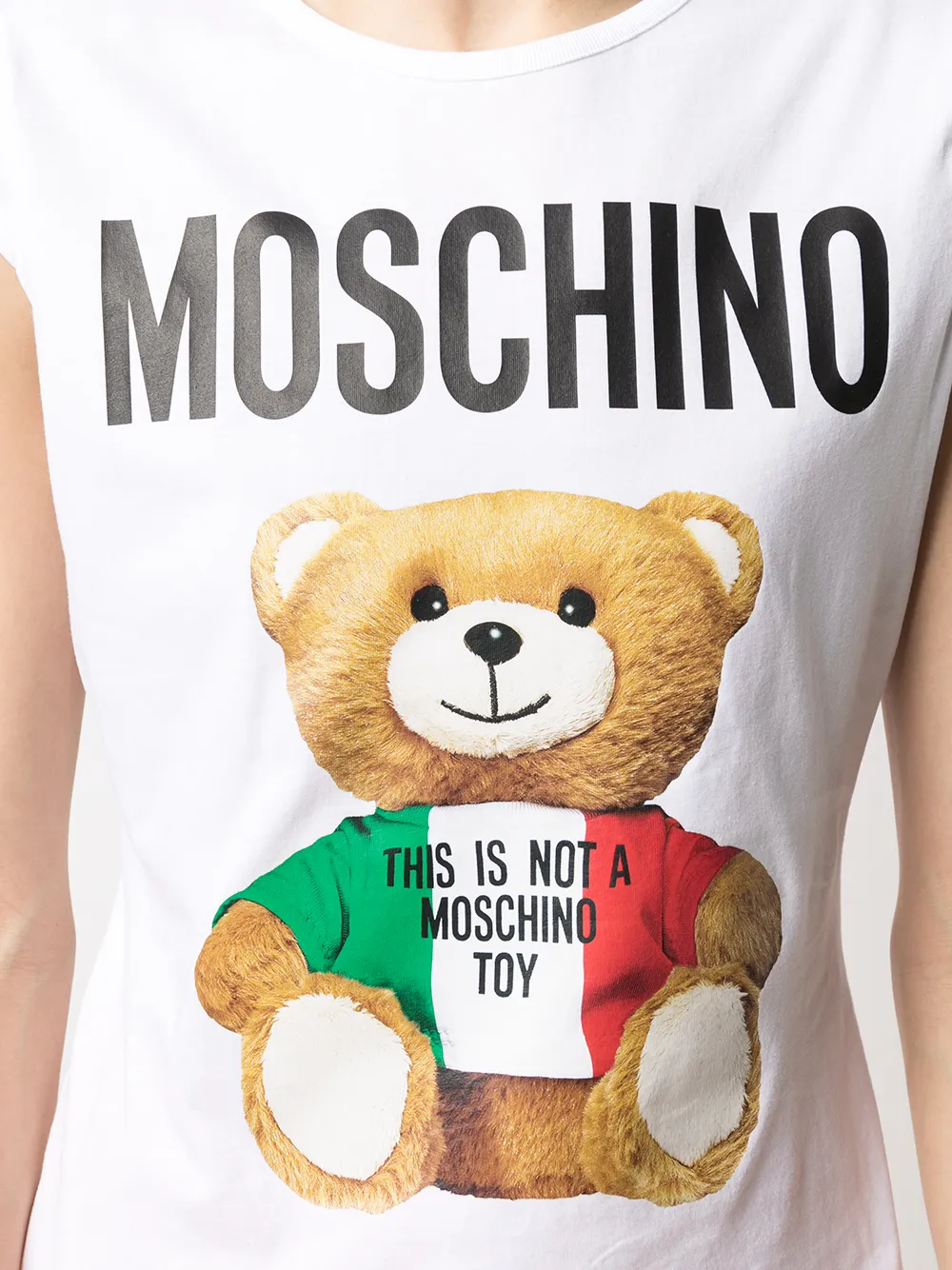 фото Moschino толстовка italian teddy bear с круглым вырезом