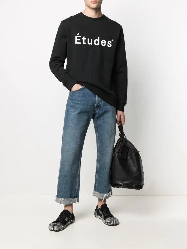 Études Studio Sweat à Logo Imprimé Noir FARFETCH DZ