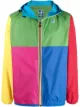 Image 1 of K-Way R&D Madrid colour-block logo-print jacket