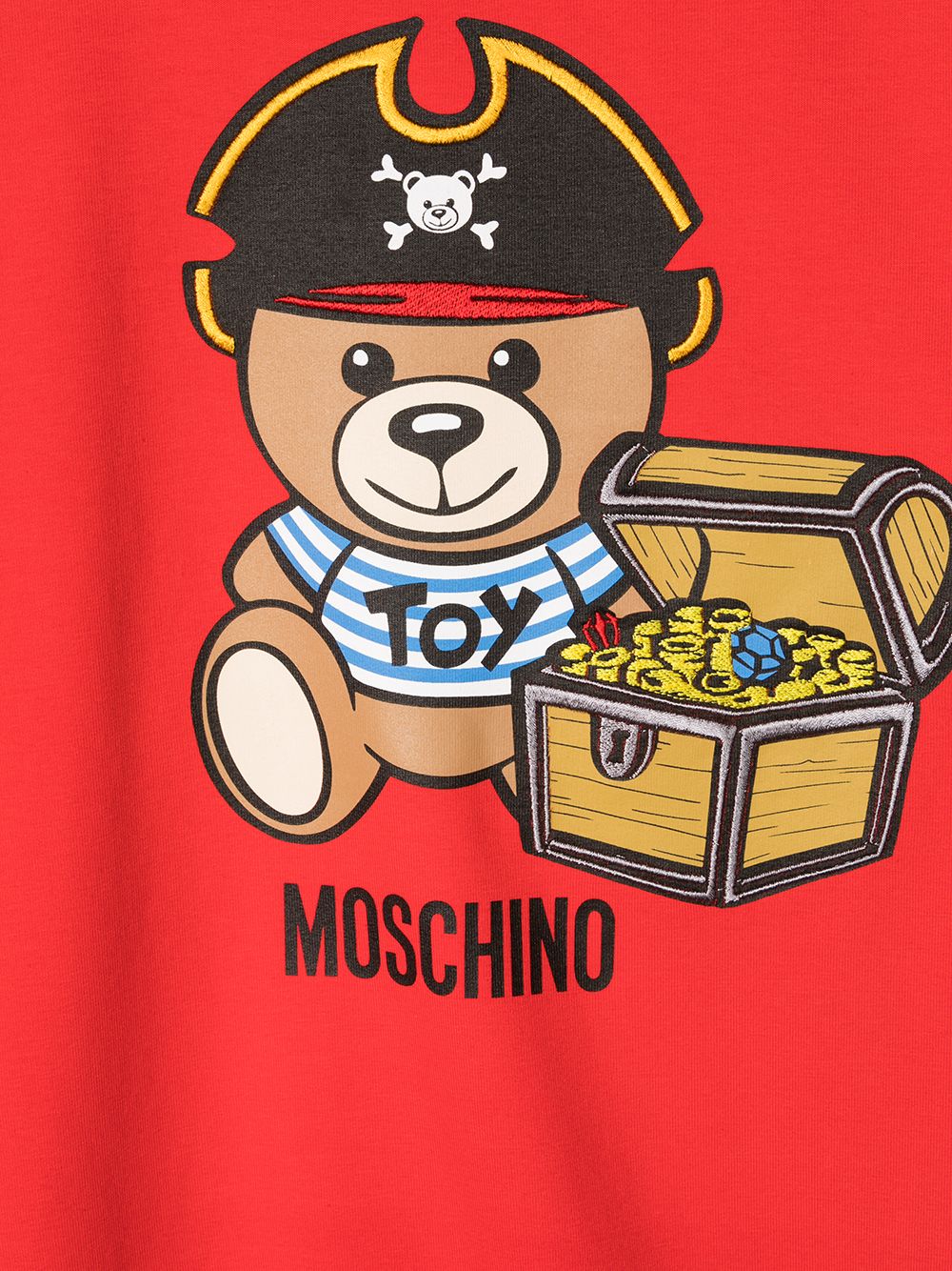 фото Moschino kids толстовка с принтом