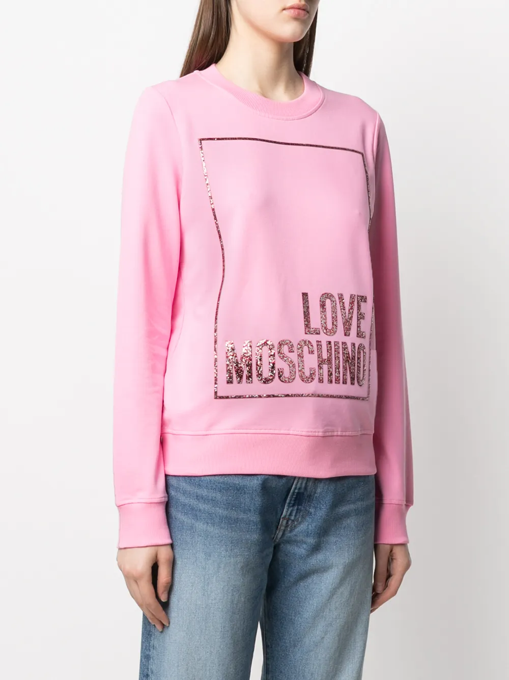 фото Love moschino толстовка с логотипом