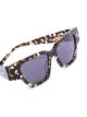 Nanushka tortoiseshell rectangle-frame sunglasses