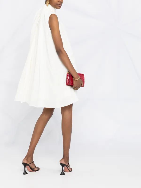 silk swing dress