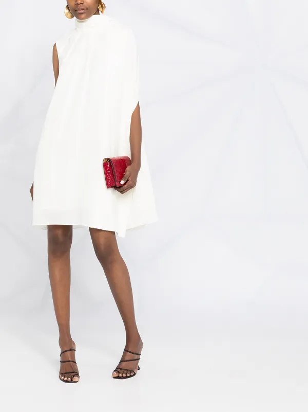 silk swing dress