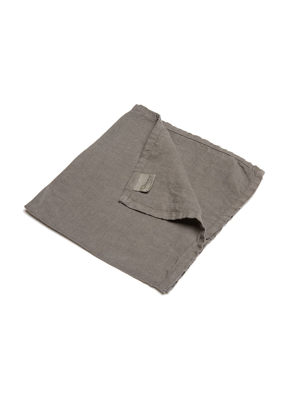 Shop Once Milano Four-set Linen Napkins In Grey