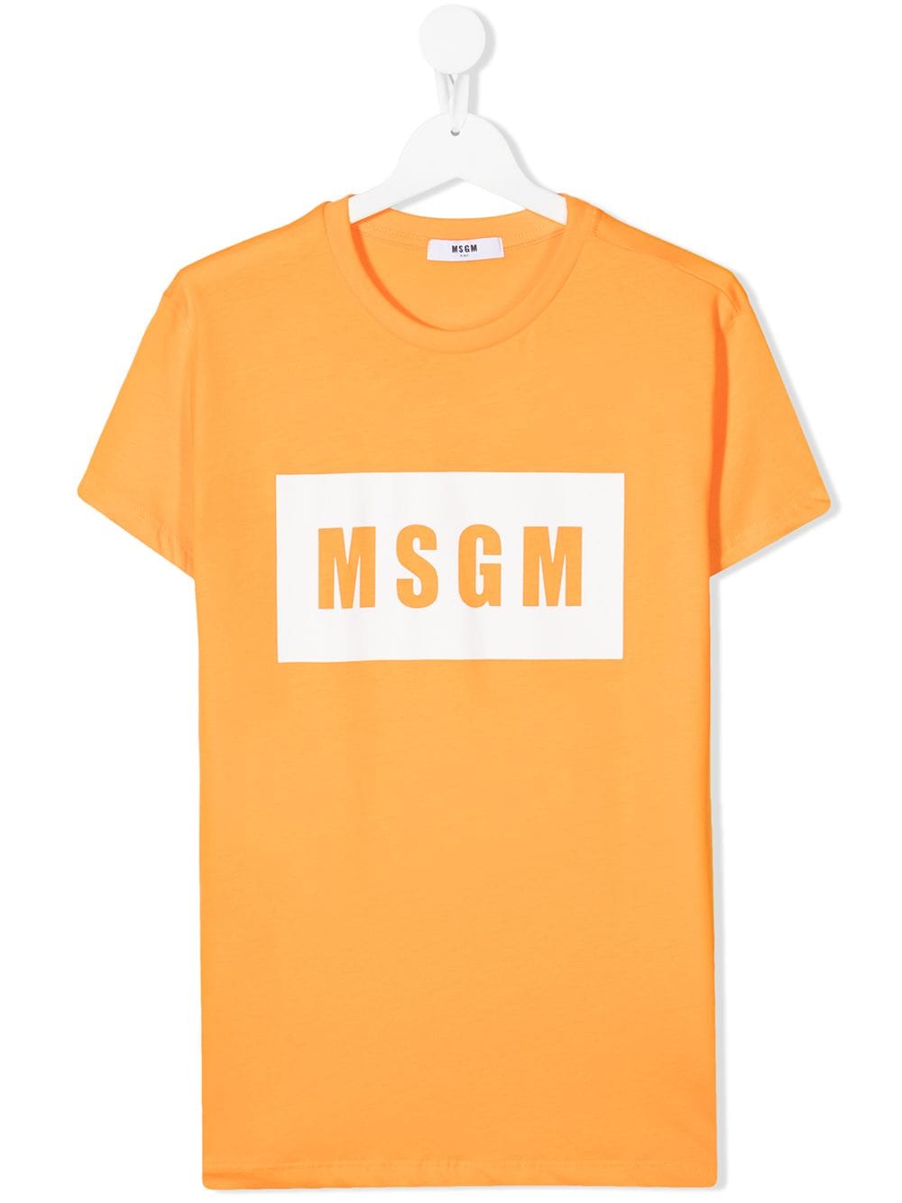 фото Msgm kids футболка с логотипом