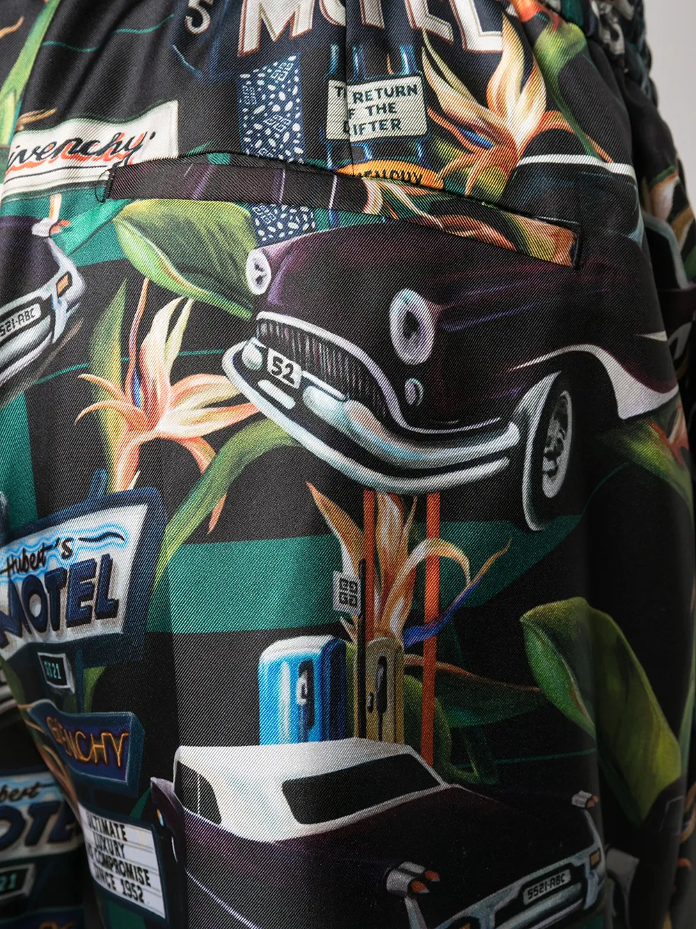Givenchy Shorts met autoprint Zwart