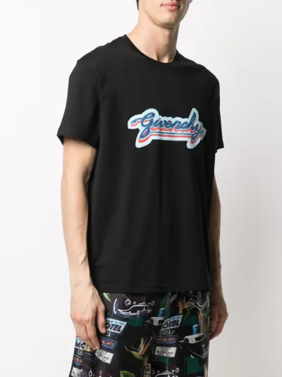 neon logo print T-shirt | Givenchy 
