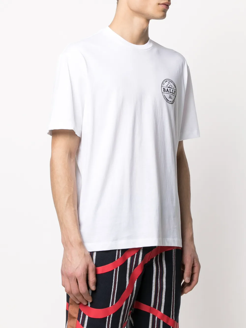 Bally T-shirt met logoprint Wit