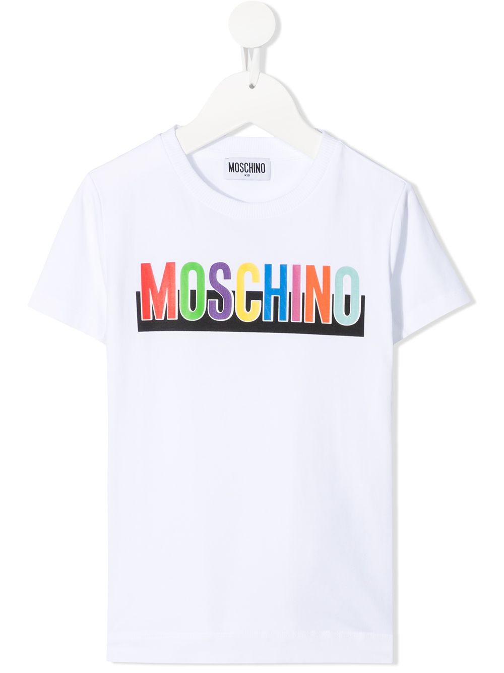 фото Moschino kids футболка с логотипом