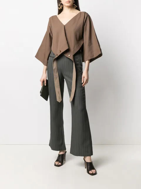 lemaire tie blouse