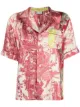 Imagen 1 de Pierre-Louis Mascia camisa de seda con ribete en contraste