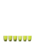 NasonMoretti Idra water glasses (set of 6) - Green