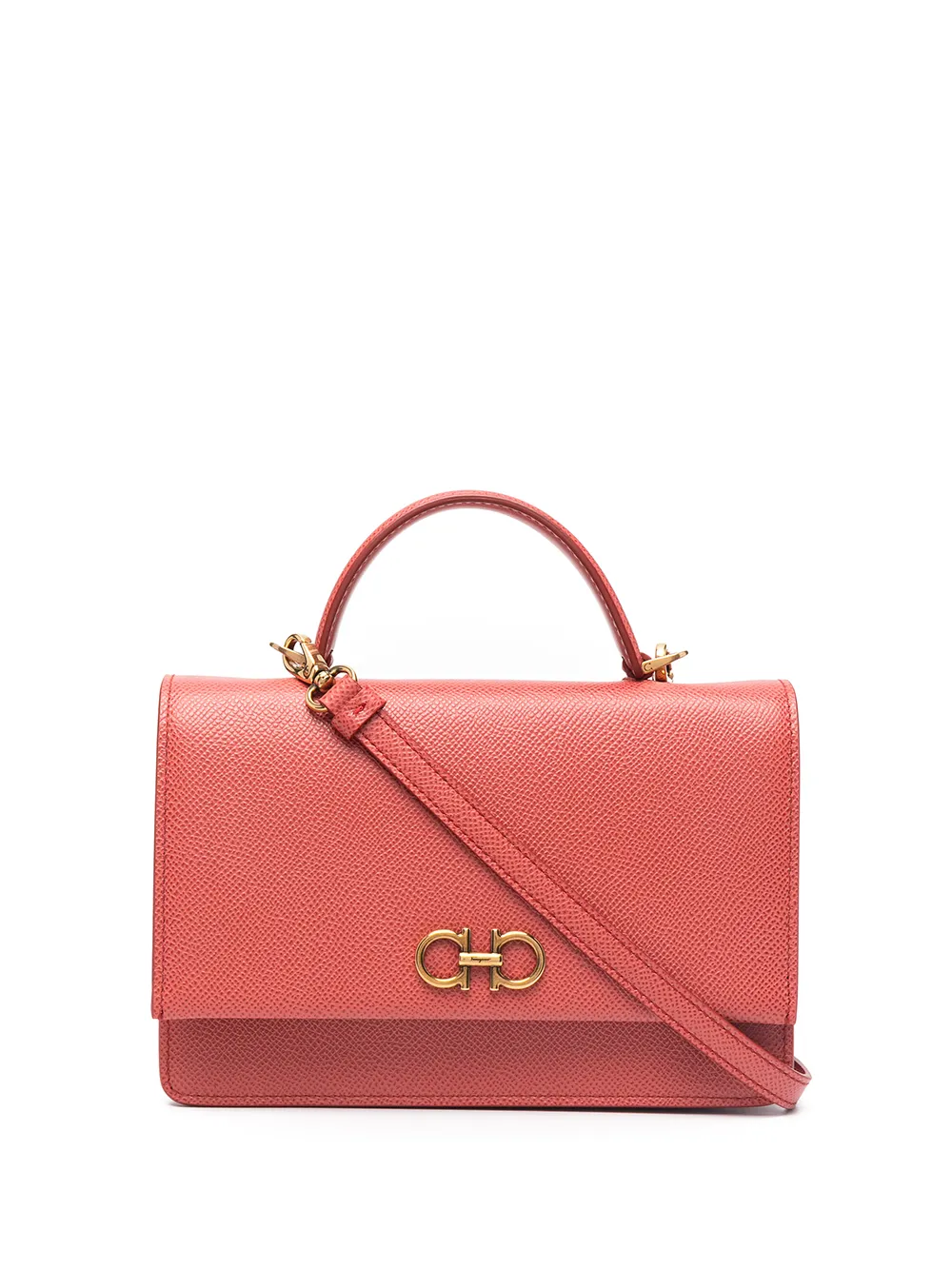 фото Salvatore ferragamo мини-сумка с декором gancini