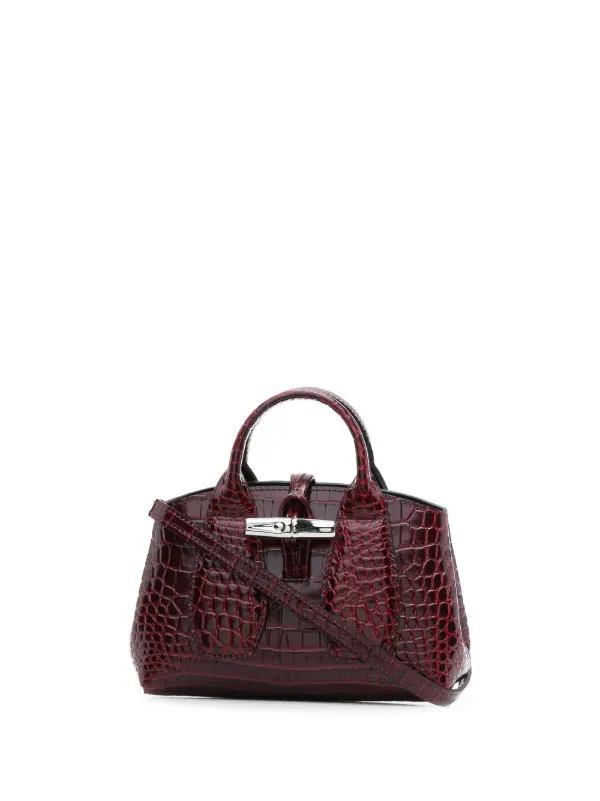 longchamp crocodile tote
