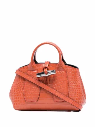 longchamp crocodile tote