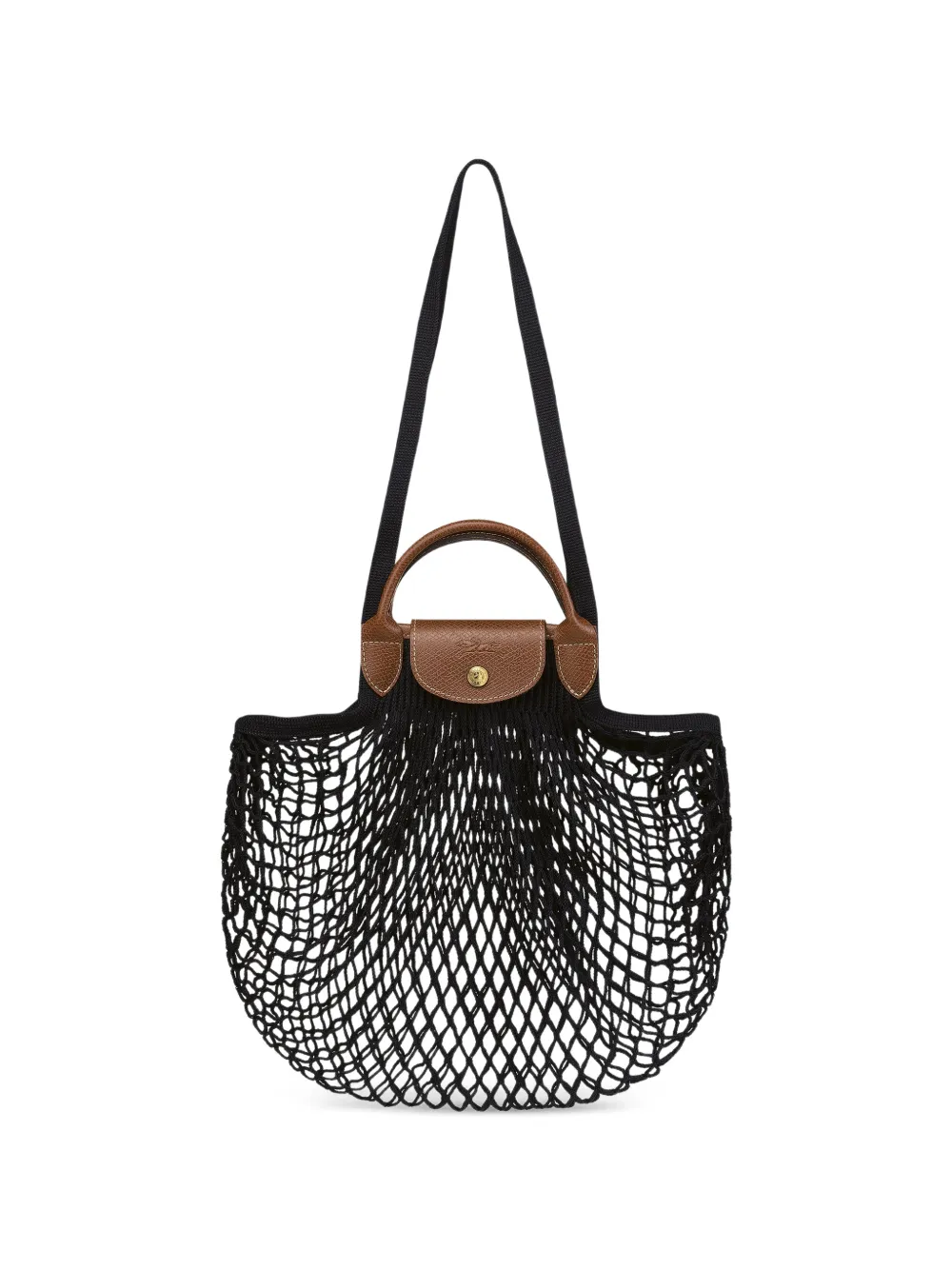 Longchamp Le Pliage Filet Handtasche - Schwarz