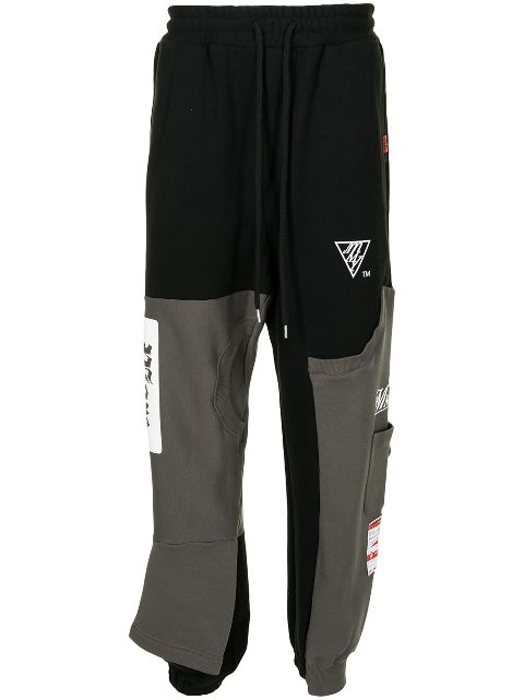 2 tone track pants