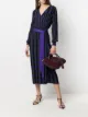 Image 2 of DVF Diane von Furstenberg Tracy ribbed-knit midi wrap dress
