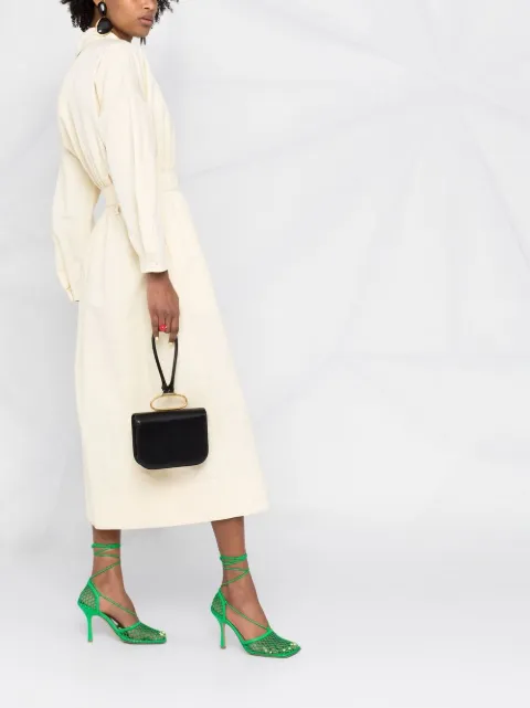 Jil Sander belted waist midi dress JSPS501105WS251400 - 3