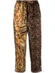 Image 1 of Pierre-Louis Mascia leopard-print silk trousers