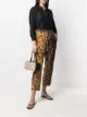 Image 2 of Pierre-Louis Mascia leopard-print silk trousers