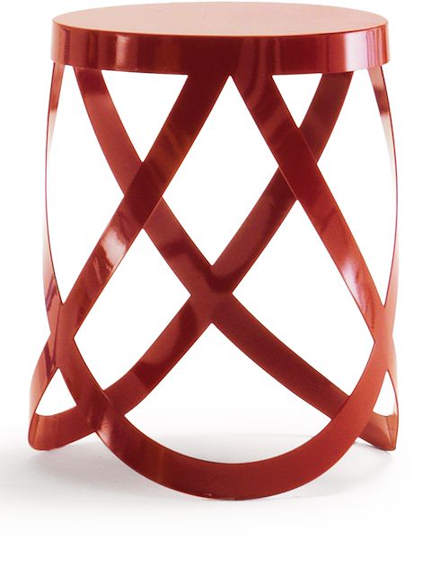 Cappellini Ribbon low steel stool