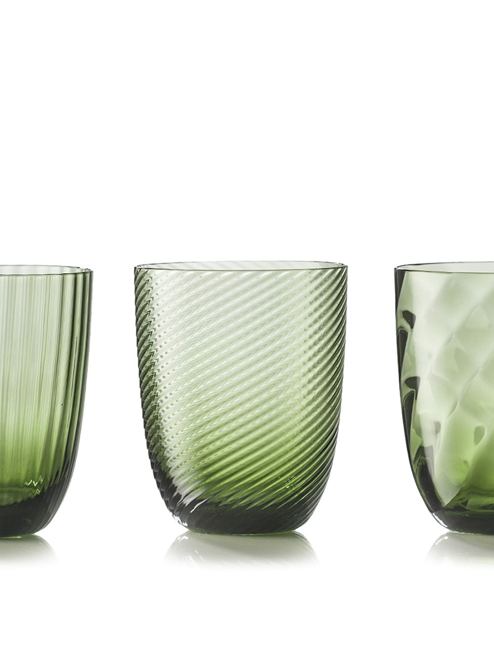 Shop Nasonmoretti Idra Water Glasses (set Of 6) In Green