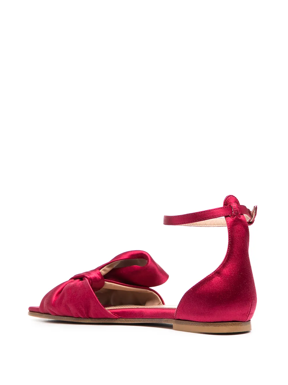 RED(V) sandalen verfraaid met strik Rood