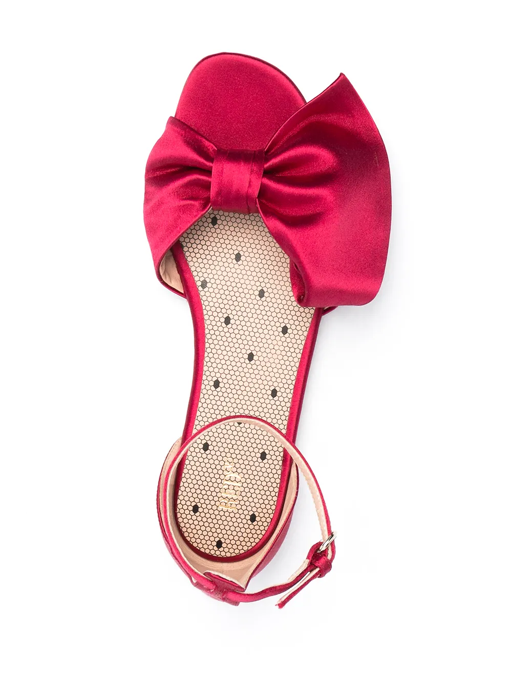 RED(V) sandalen verfraaid met strik Rood