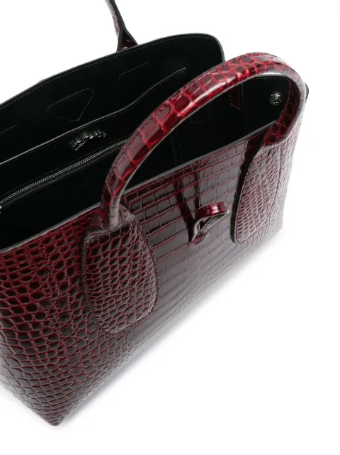 Longchamp Medium Roseau top-handle Bag - Farfetch Longchamp Medium Roseau top-handle Bag - Farfetch