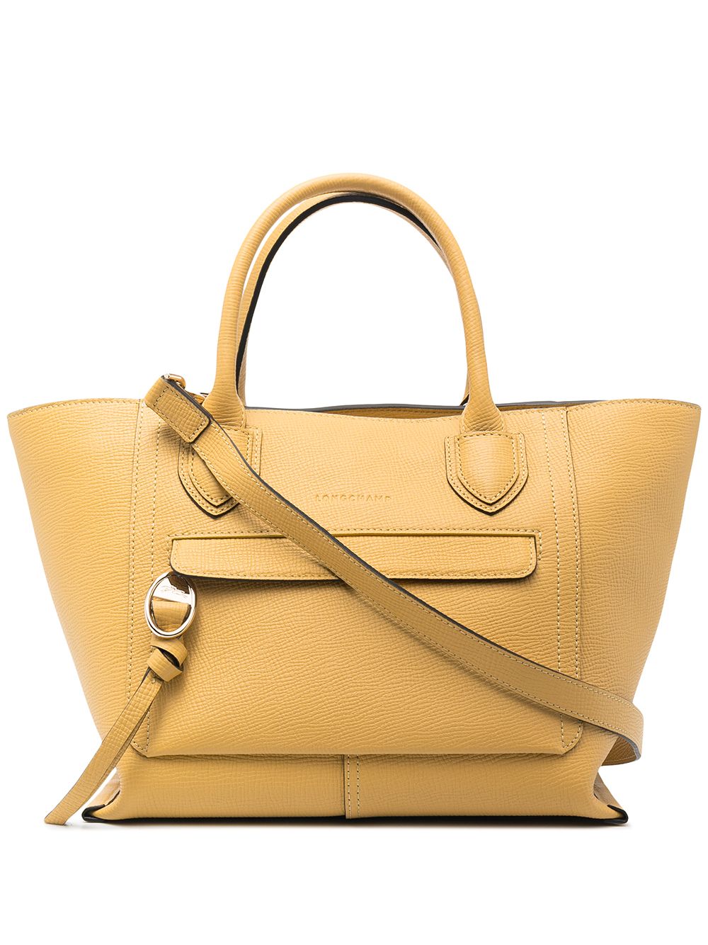 фото Longchamp leather tote bag