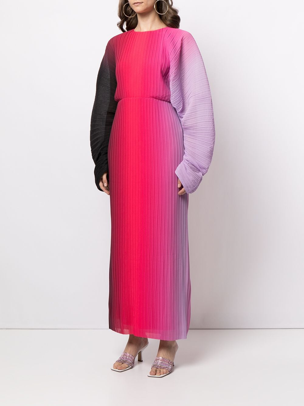 Solace London gradient-effect Maxi Dress - Farfetch