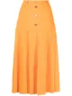 Image 1 of Rejina Pyo button-detail midi skirt