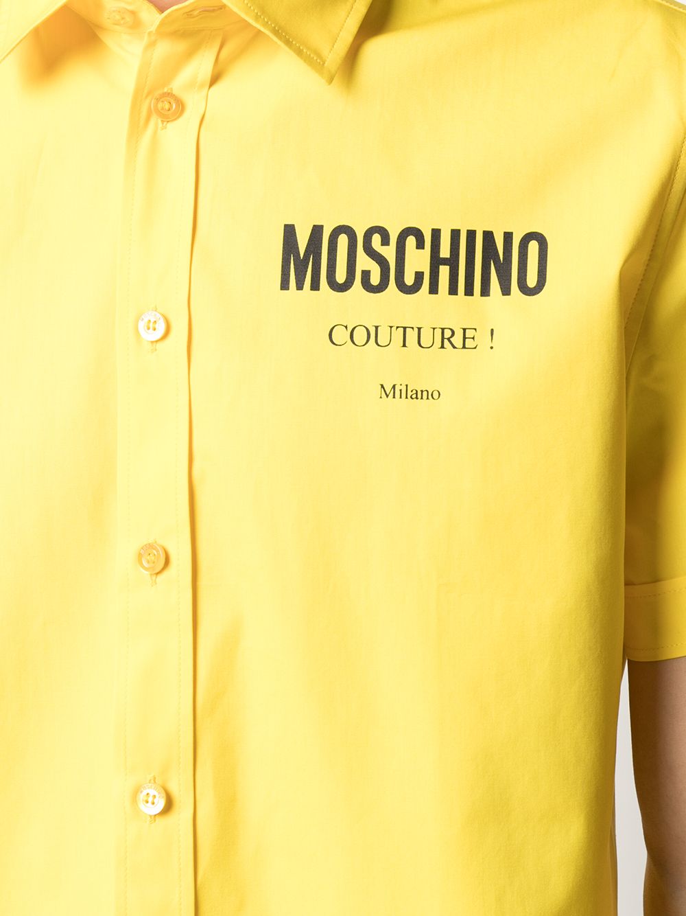 фото Moschino рубашка couture с логотипом