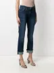 7 For All Mankind rolled-cuff cropped jeans