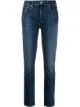 Image 1 of 7 For All Mankind rolled-cuff cropped jeans