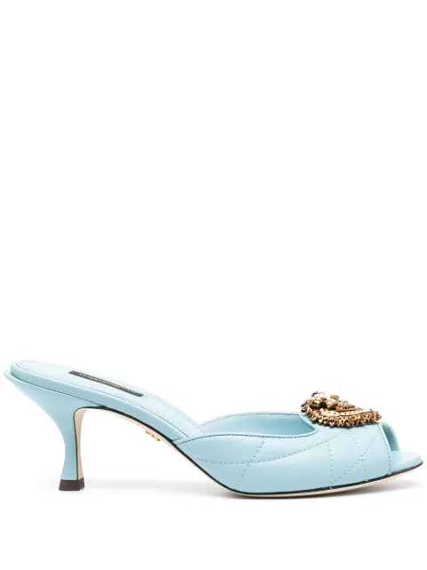 Dolce & Gabbana Mule Lori Devotion matelassê
