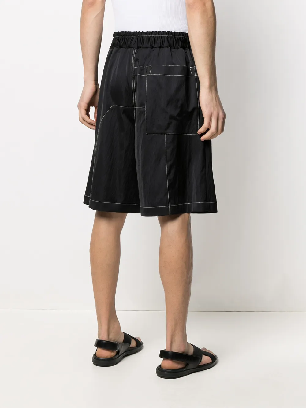 фото Jil sander шорты с контрастной отделкой