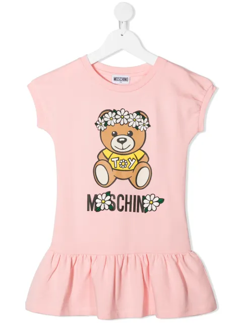 Moschino Kids Teddy Bear-print dress